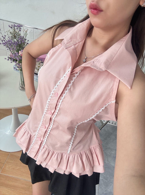 Collar Half Sleeve Shirt